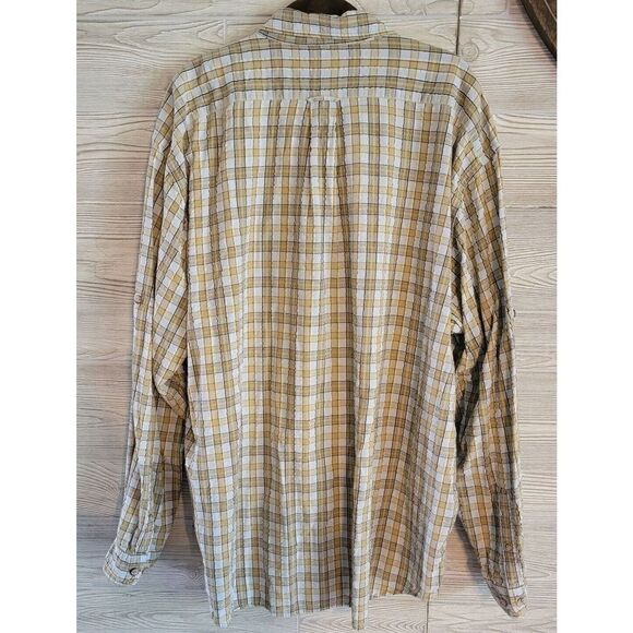 Beretta Sport Plaid Long Sleeve Button Down Shirt SZ XXL Hunting Shooting Top - Picture 7 of 7